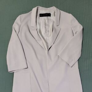 Zara Women's Light Gray Blazer
